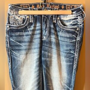 Rock Revival Faded Indigo Straight Jeans